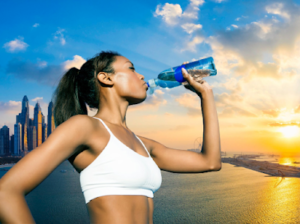 Some people believe that drinking cold water can help with weight loss.